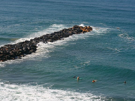 View of the jetty