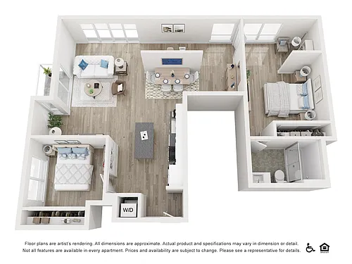 Floor plan LC-1Den