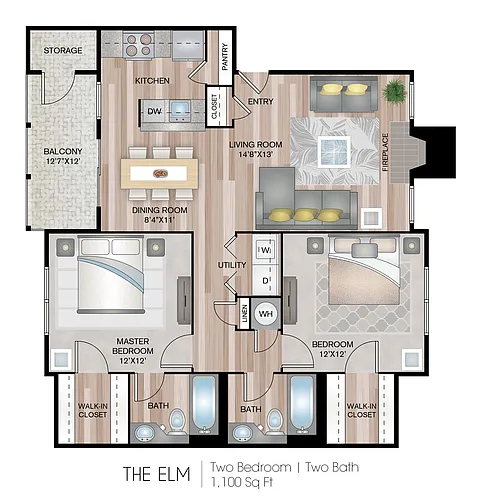 Floor plan The Elm