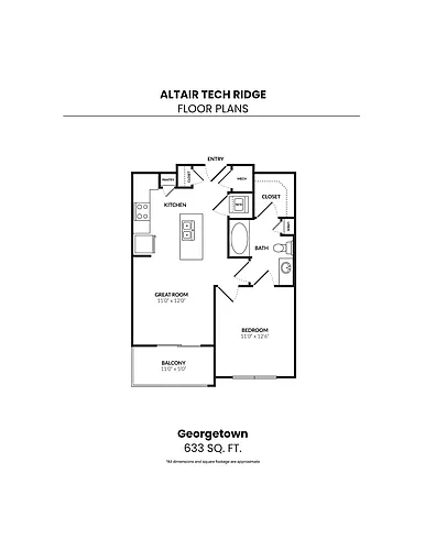 Floor plan Georgetown