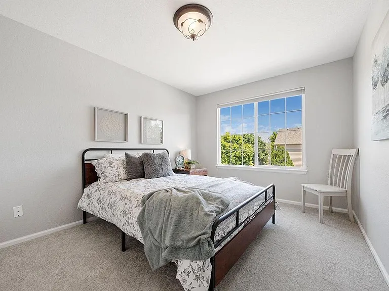 4th bedroom, staged