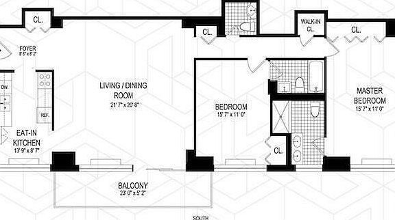 2nd image of 112 W 56th St APT 26S