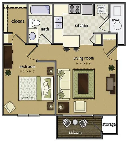 Floor plan Pacific