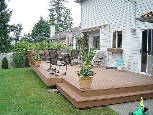 Backyard deck