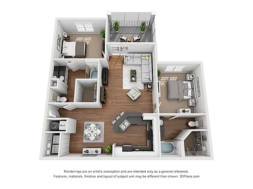 Floor plan METAL BALCONY