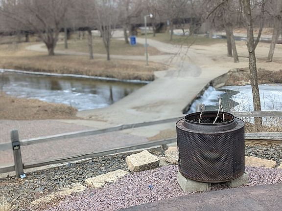 View of river from patio