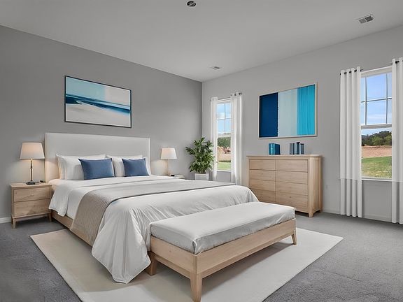 Large Bedroom of the Maeve II Model from Garman Builders