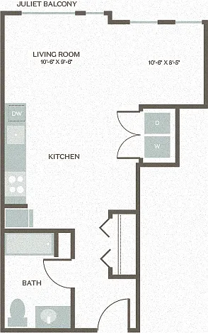 Floor plan Studio 7