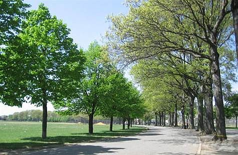 Across the street from Marine Park!