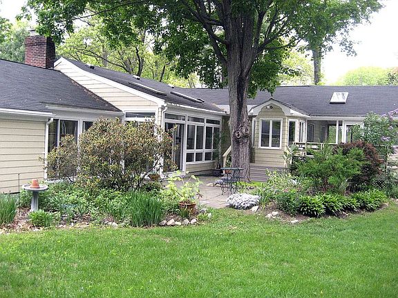 Rear of house