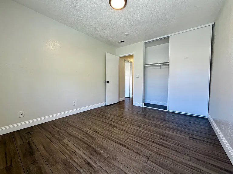 Bedroom with closet