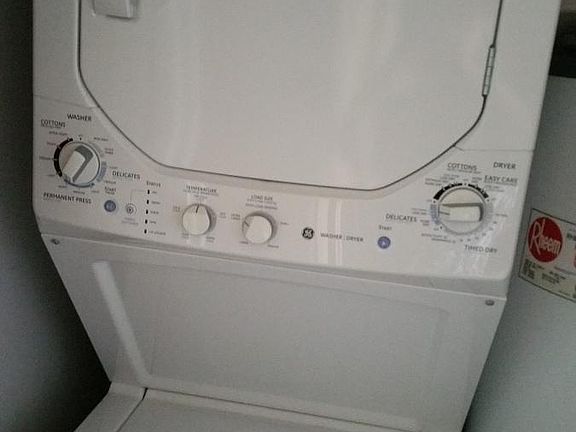 washer/dryer in unit