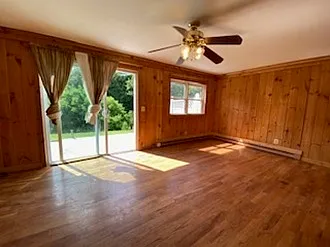 Living room with clearer view of the patio