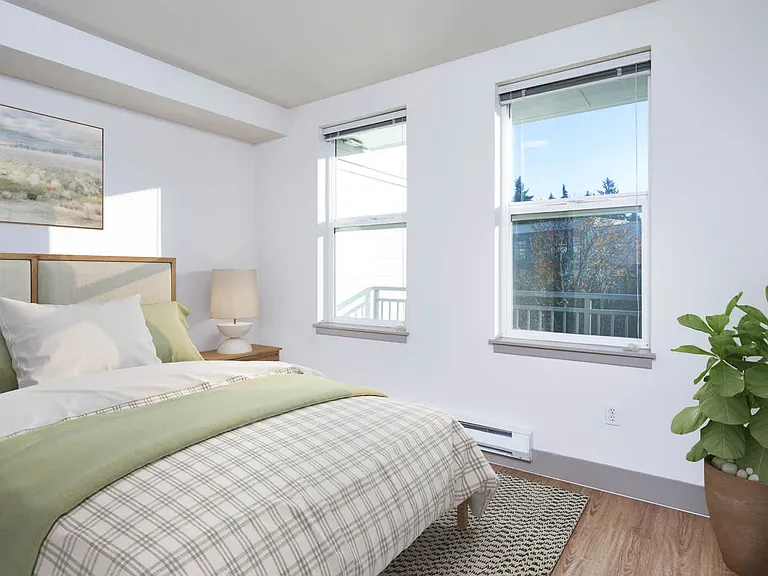 Bedroom with Hard Surface Flooring