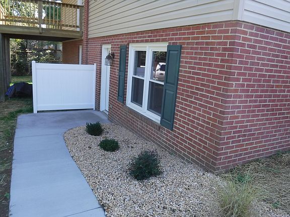 Private rear entrance