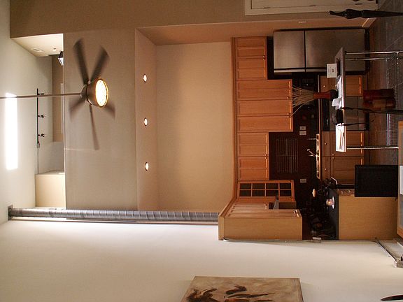 Living room view of second floor overlook