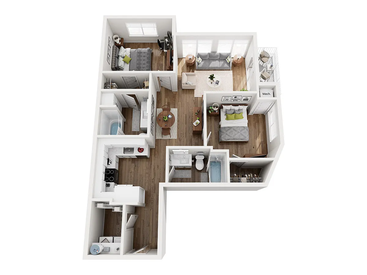 Floor plan Rainier IV