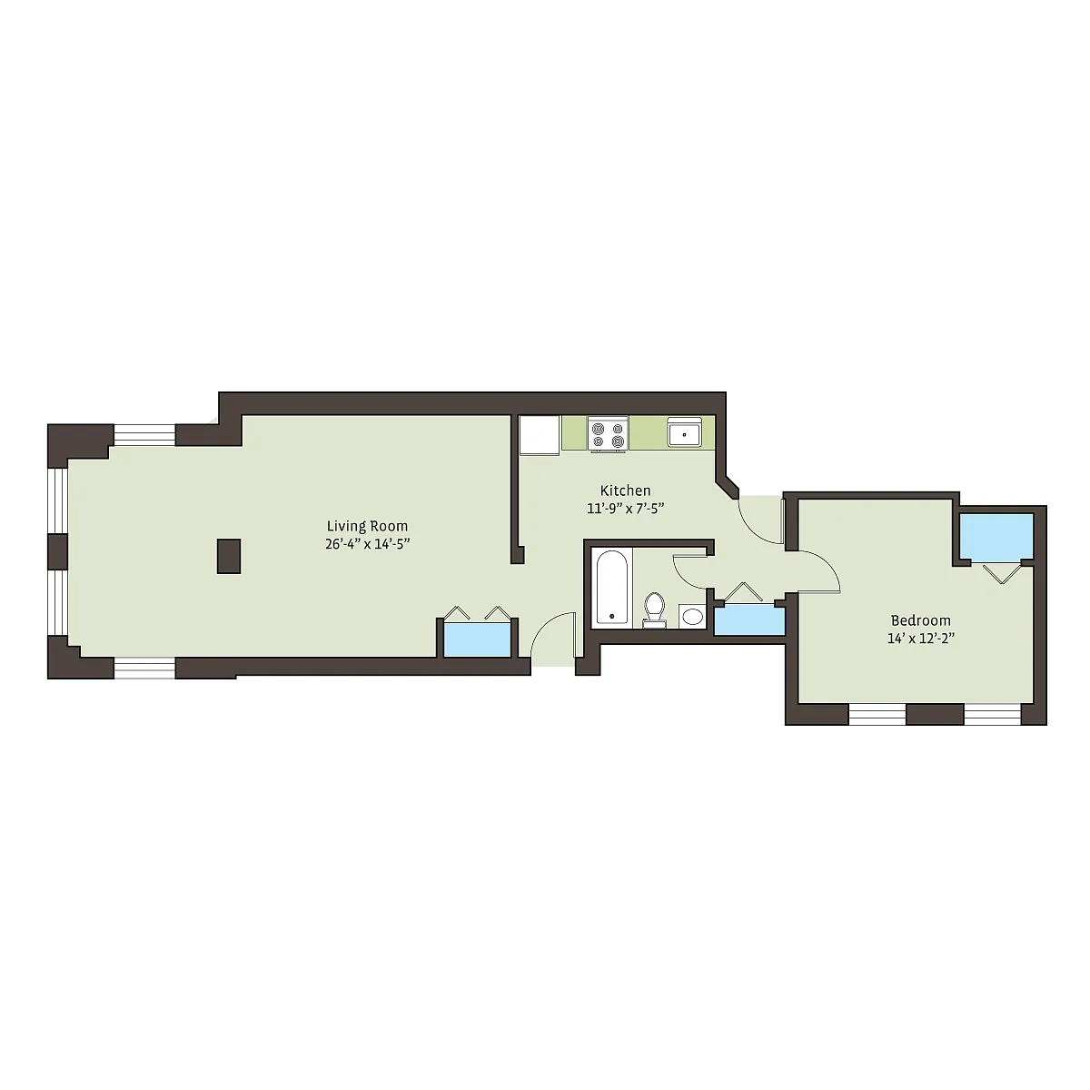 Floor plan hrpr1bb