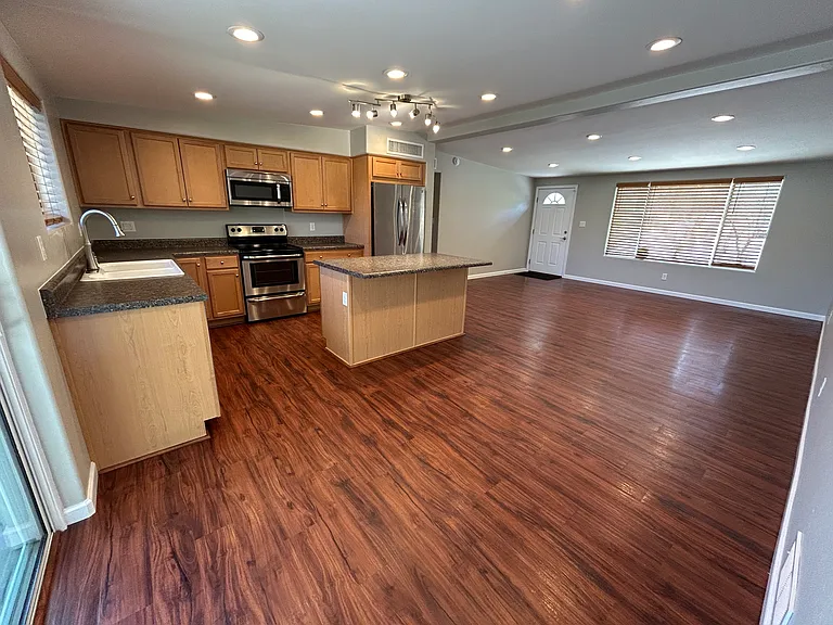 Kitchen and Living Room