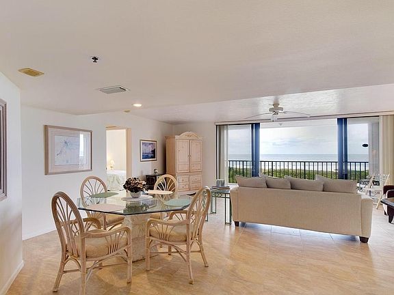 Open floor plan with wide ocean views