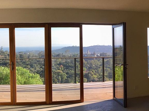 looking out from main room