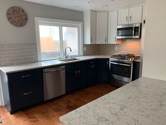 Updated kitchen with quartz counters