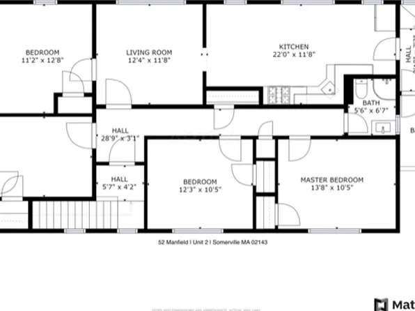 52 Mansfield St #2, Somerville, MA 02143