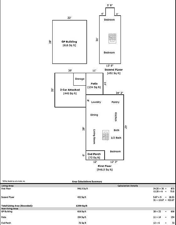 Floor Plan Size Detail