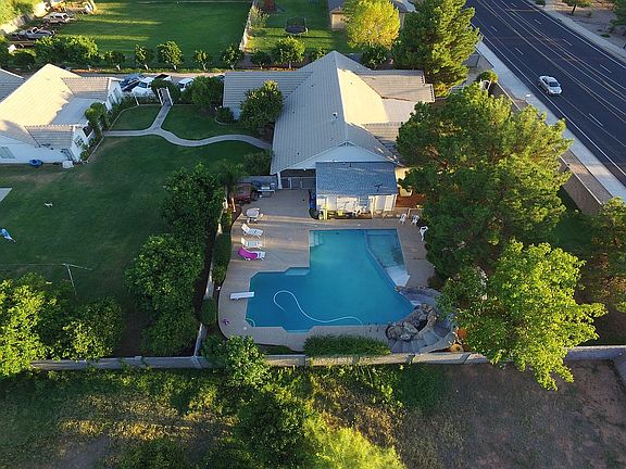 Pool and Side Aeriel View