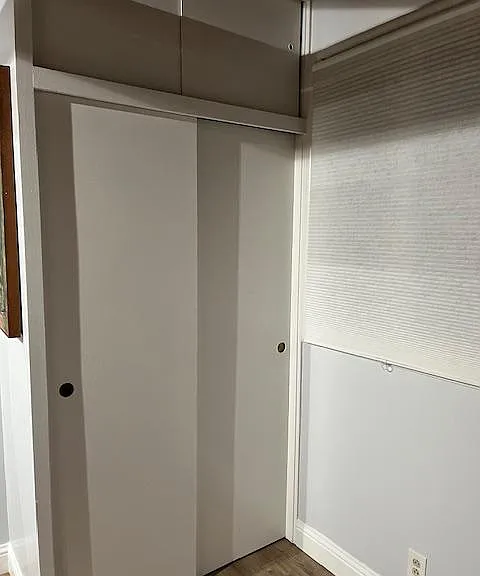 Closet at back of the cottage
