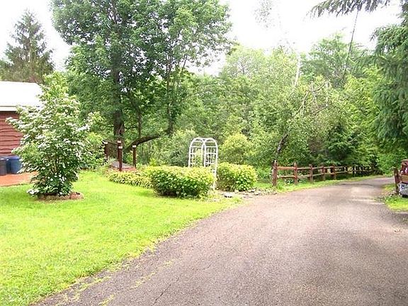 Asphalt drive headed to road