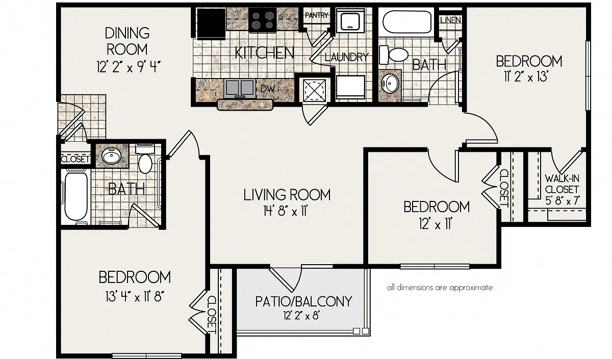 Floor plan 3A Floorplan