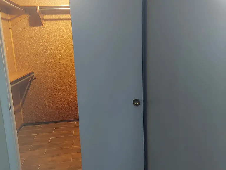 Master bedroom walk in closet