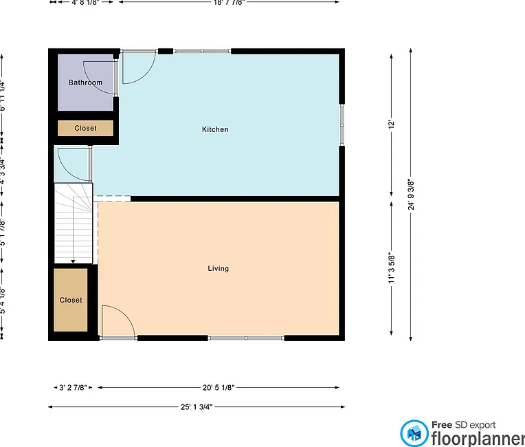 3 bed, 1.5 bath, 1275 sqft, $1,850 — Photo 2