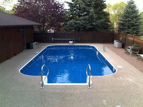 Pool view from the deck
