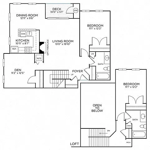 Floor plan Warren - R