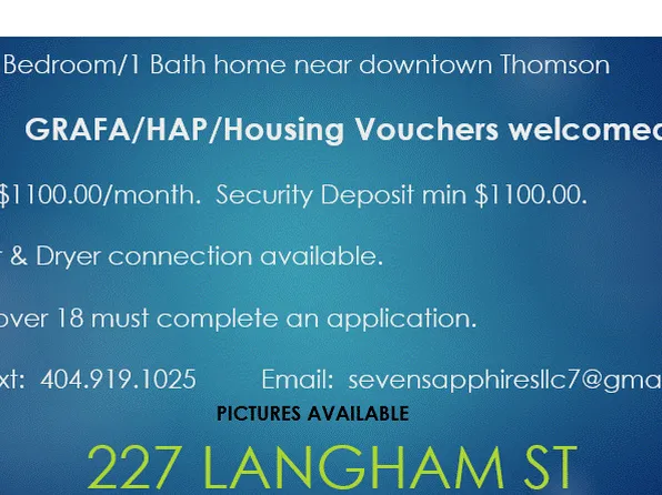 227 Langham St, Thomson, GA 30824