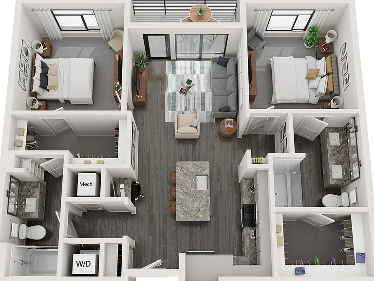 B4 floor plan Wellen