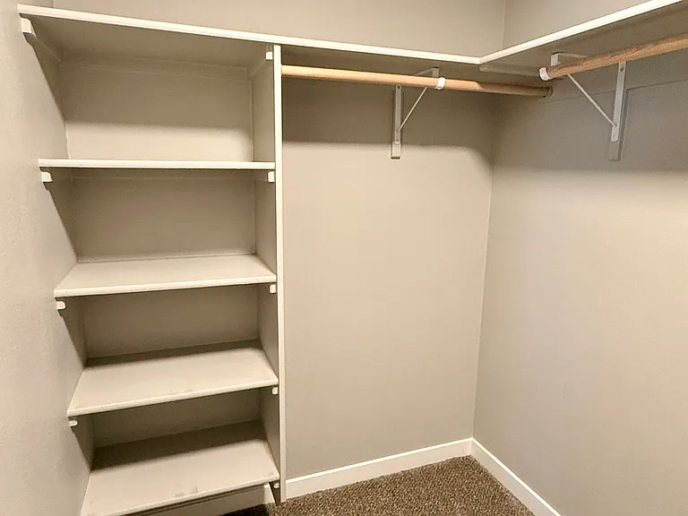Primary Walk In Closet Left Side