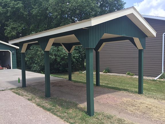 Newly Painted Car Port