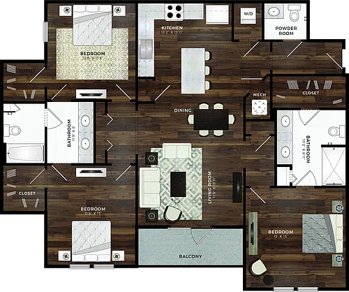 Floor plan C1