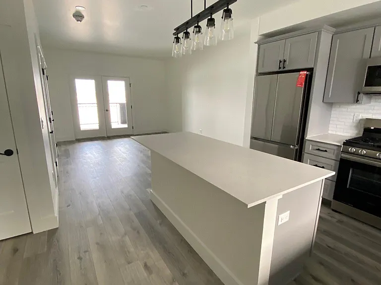 Entry, Kitchen, Living Room