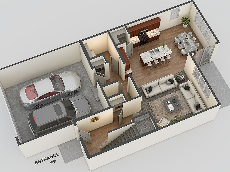 22CP15AB First Floor Townhouse Floor Plan-1_02132023