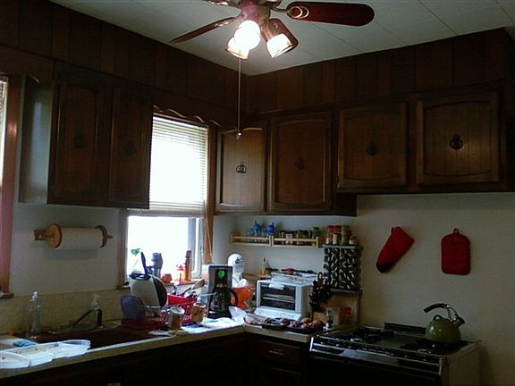 Current kitchen (lived in)