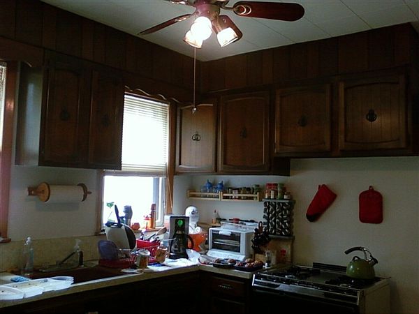 Current kitchen (lived in)