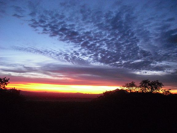 sunrise out LR window