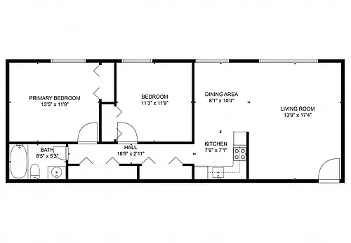 Floor plan Greenway 2 bedroom (Large)