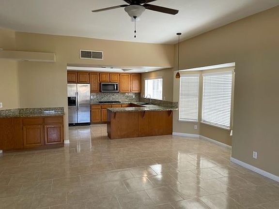 Family room looking into the kitchen