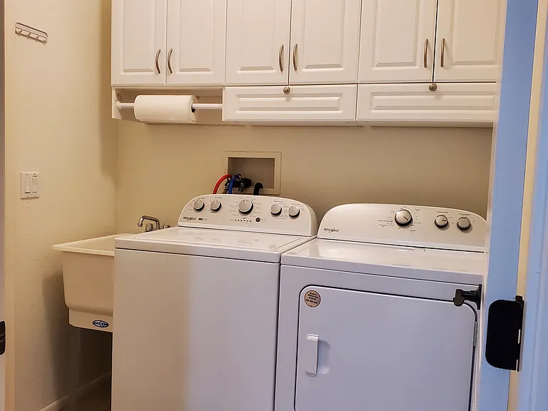 Indoor laundry room