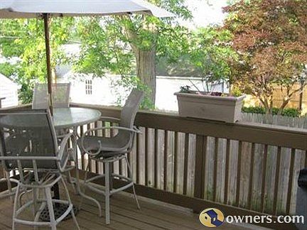 View of Deck from sliding glass doors